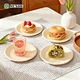wooden plates